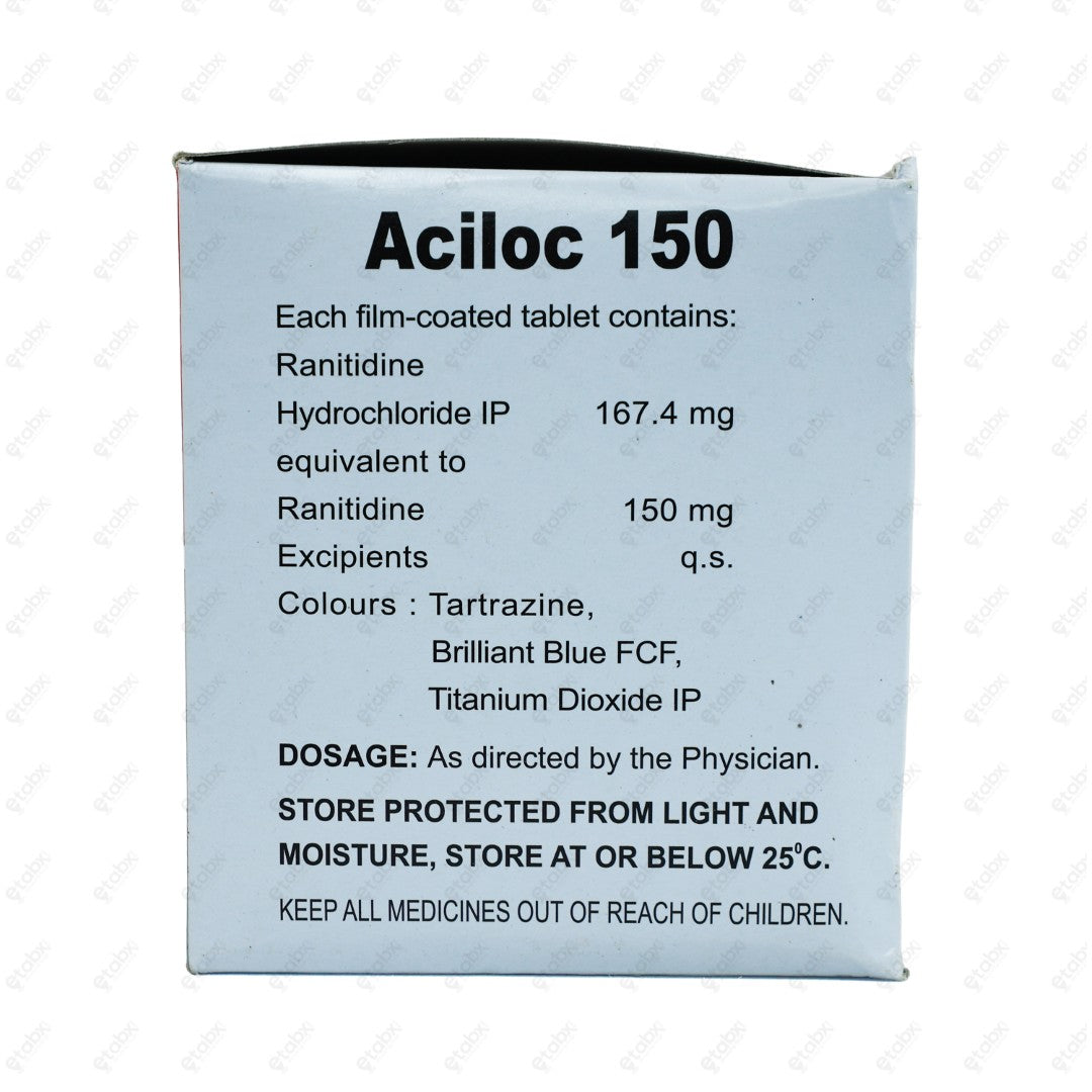Aciloc 150mg Tablets 30's