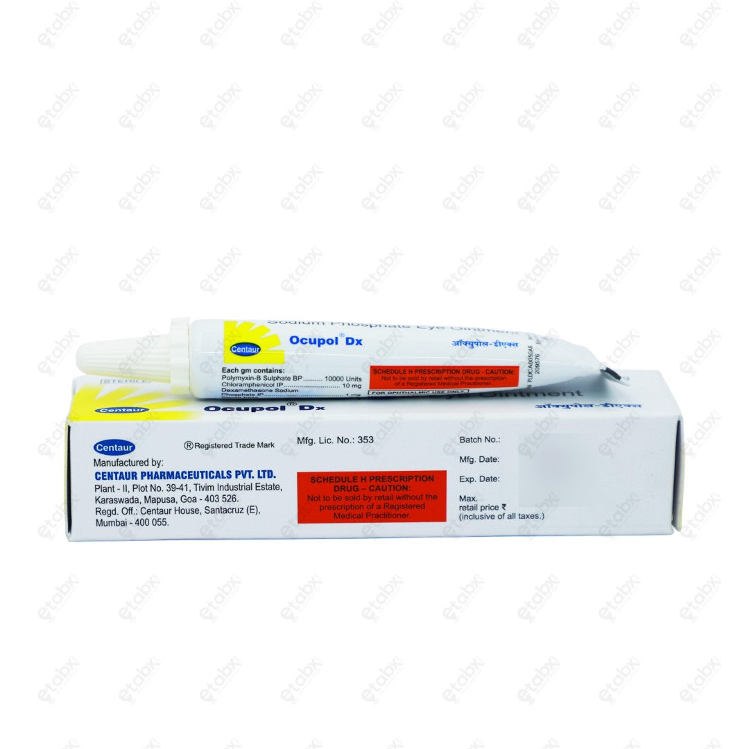 Ocupol DX Eye Ointment 5gm