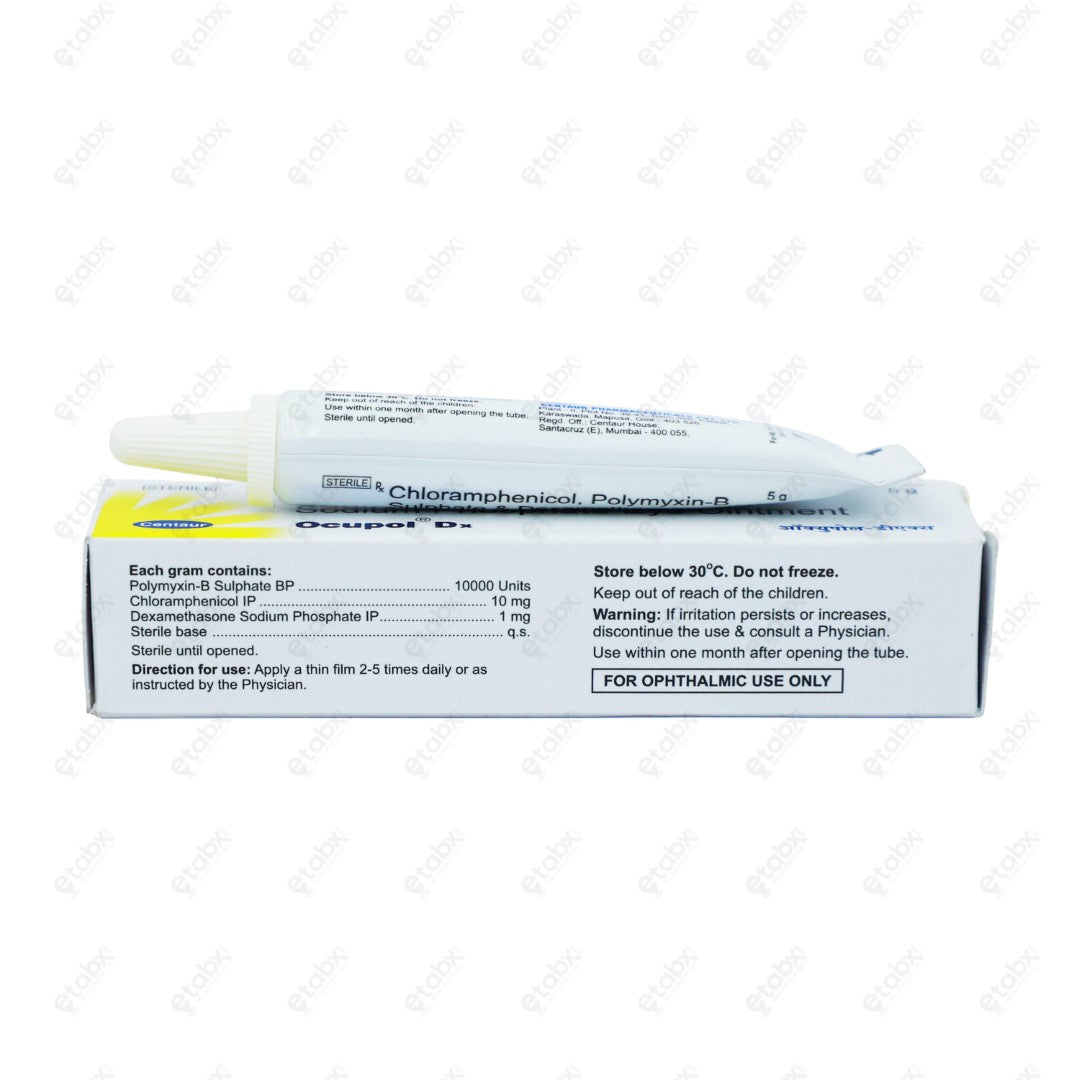 Ocupol DX Eye Ointment 5gm