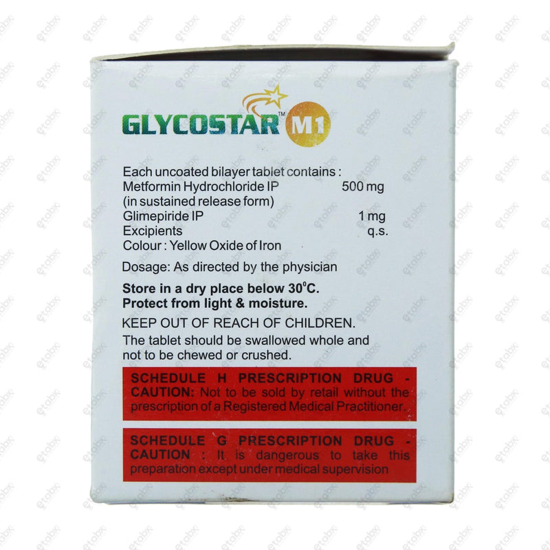 Glycostar M1 Tablet 15's
