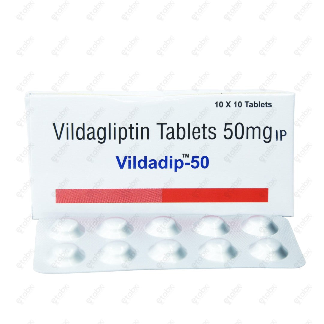 Vildadip 50mg Tablet 10's