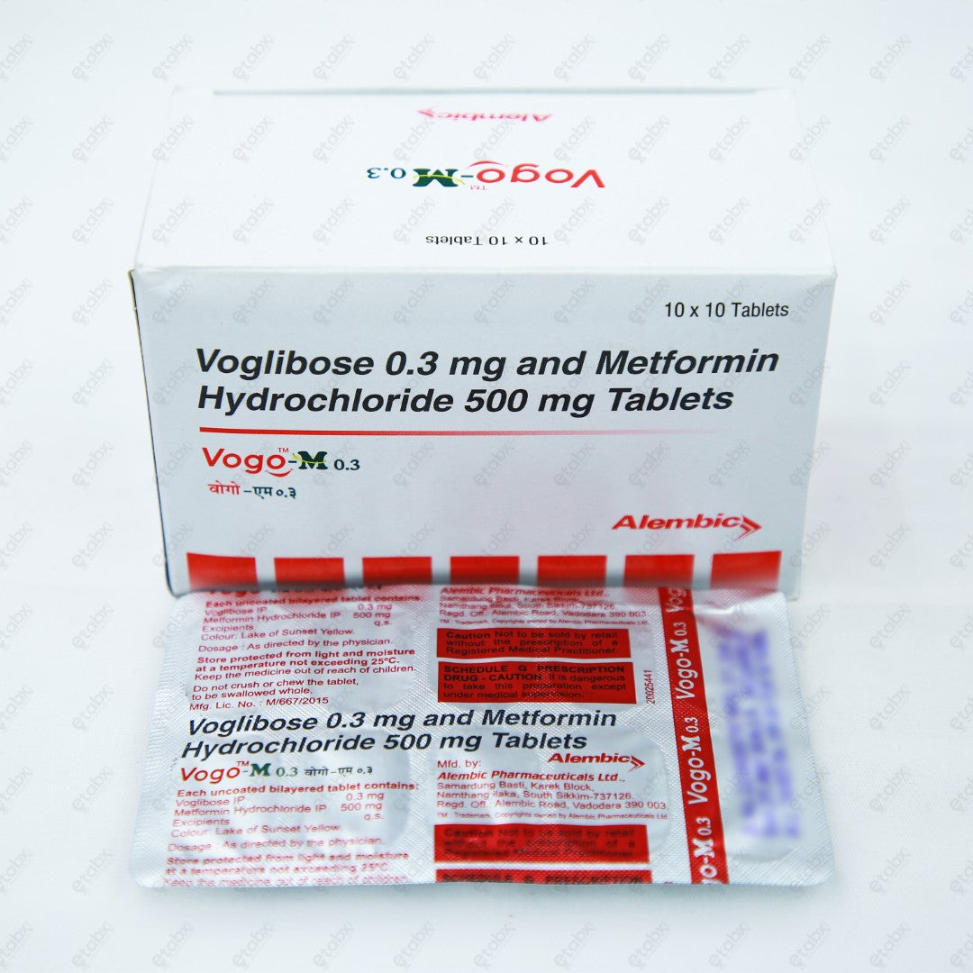VOGO M 0.3 MG Tablet 10's