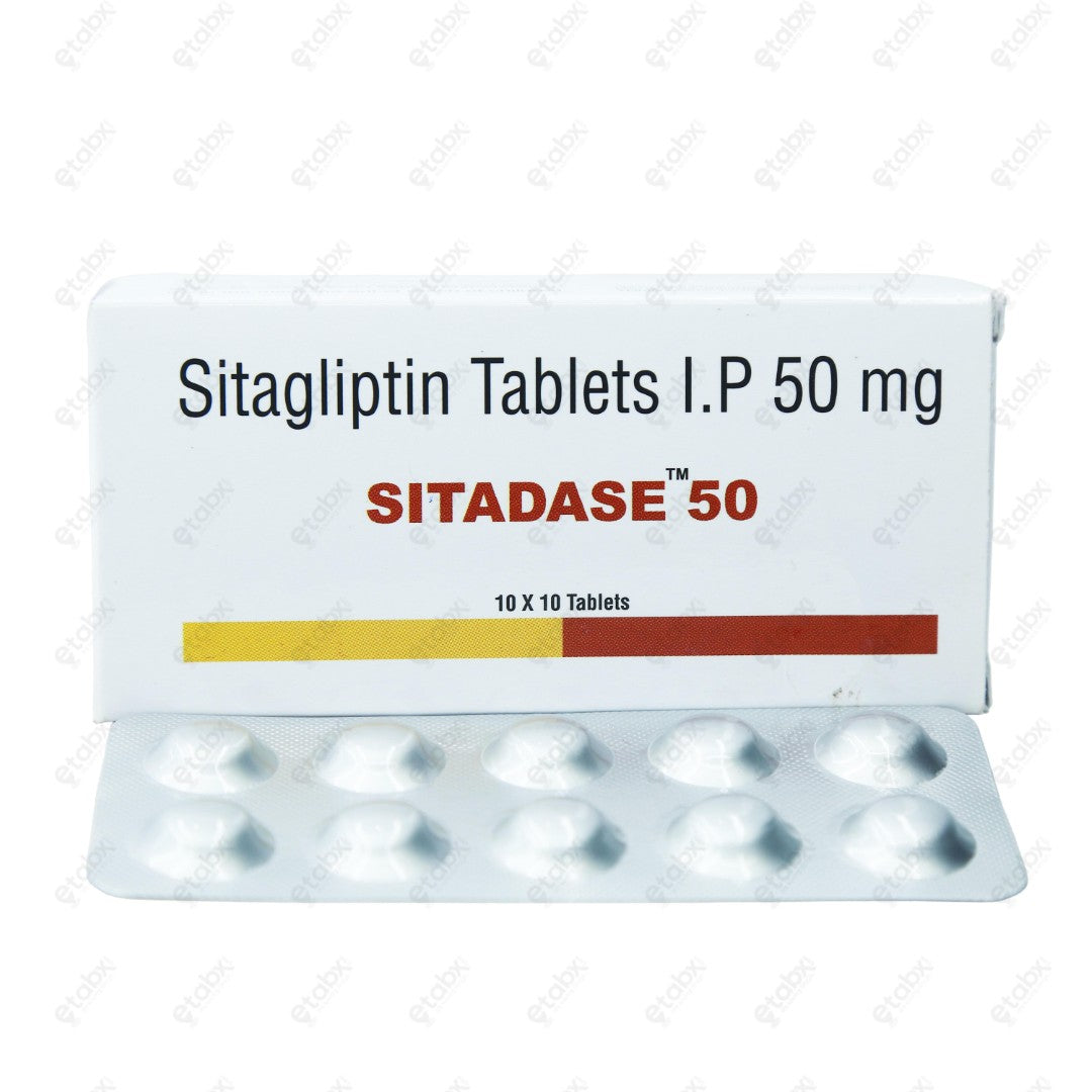 Sitadase 50 Tablet 10's