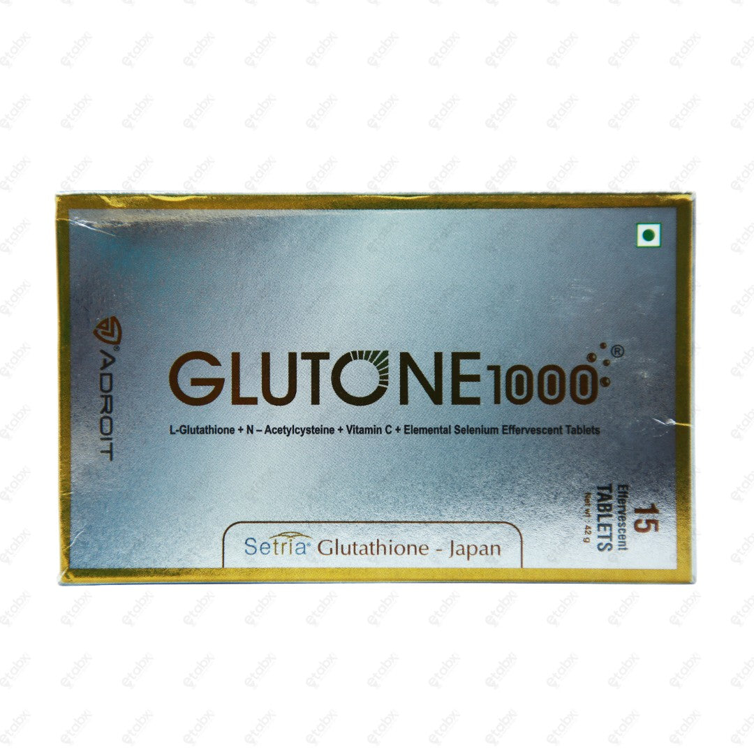 Glutone 1000mg Tablet 15's