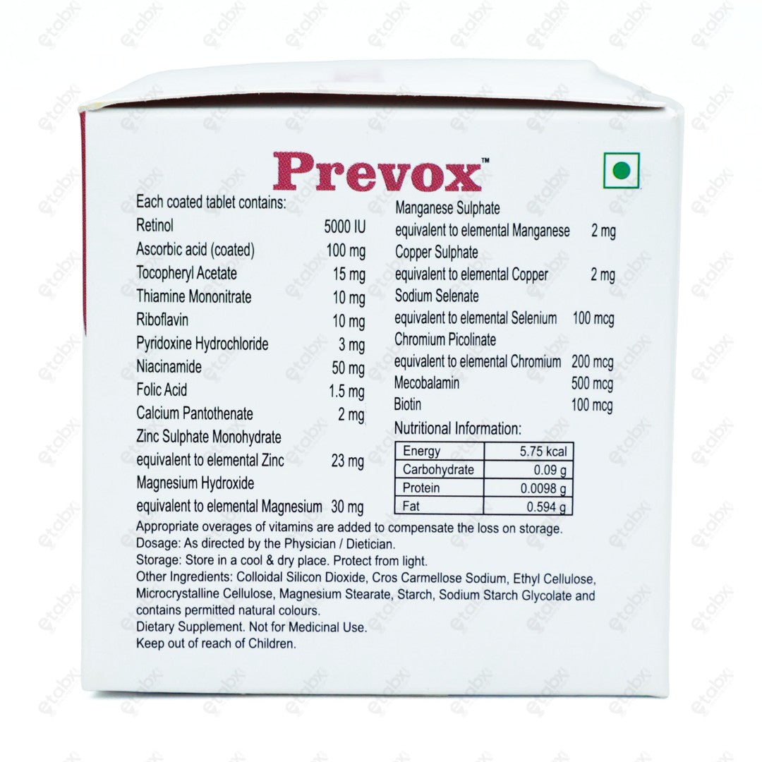 Prevox Tablet 10's