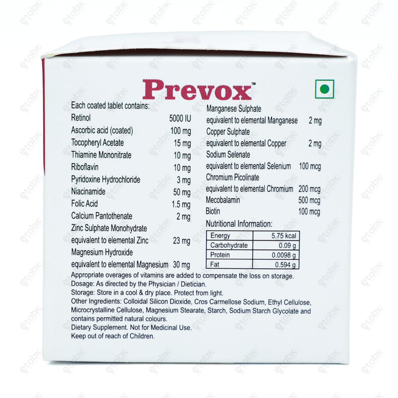 Prevox Tablet 10's