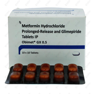 Obimet GX 0.5 Tablets 10's