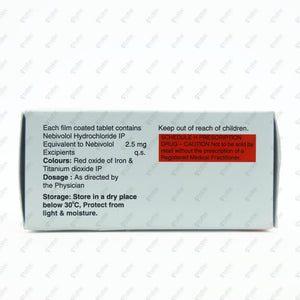 NEBIQOL 2.5mg Tablets (10's)