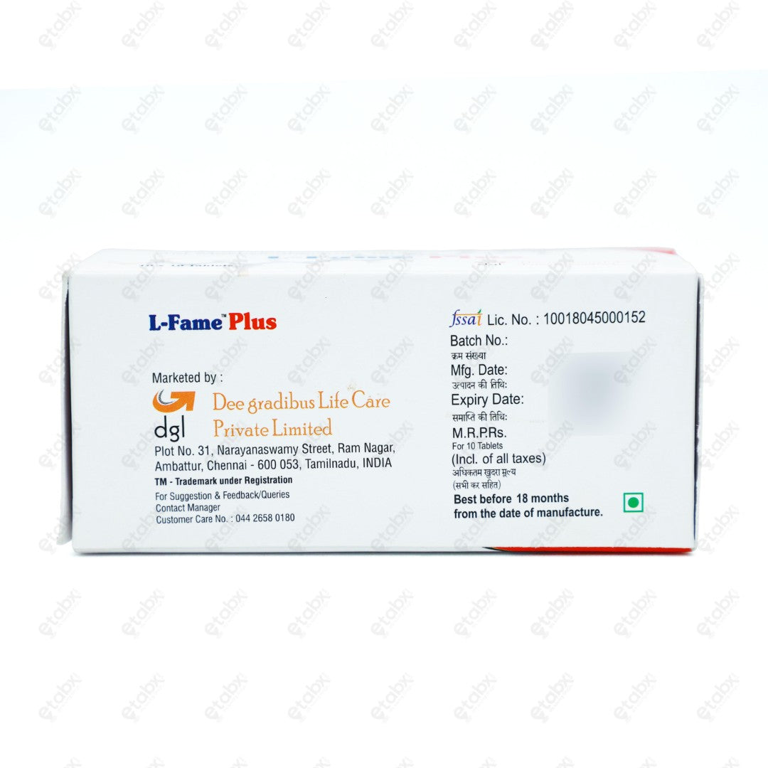 L Fame Plus Tablet 10's