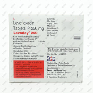 Levoday 250mg Tablet 5's
