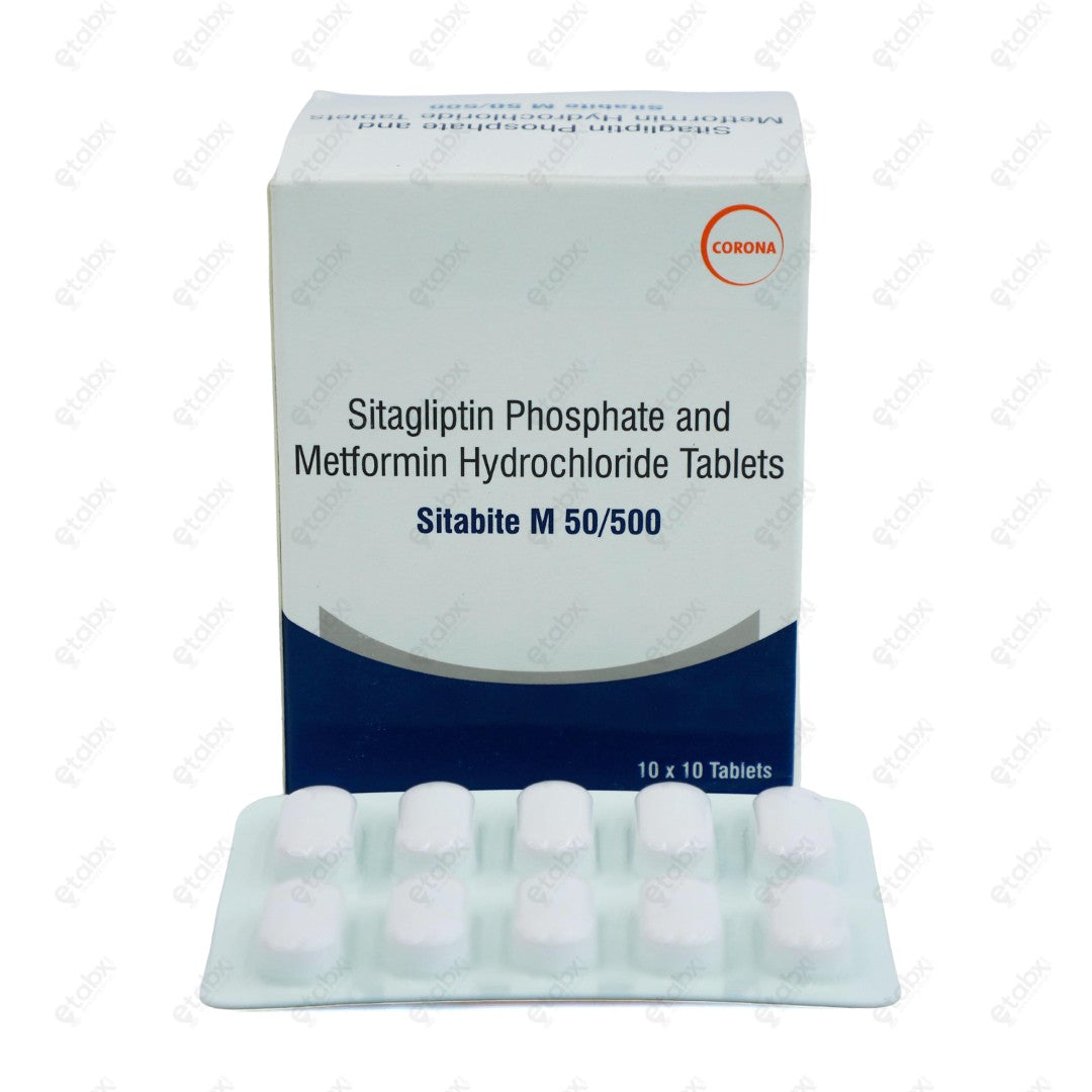 Sitabite M 50/500mg Tablet 10's