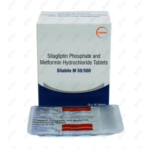 Sitabite M 50/500mg Tablet 10's