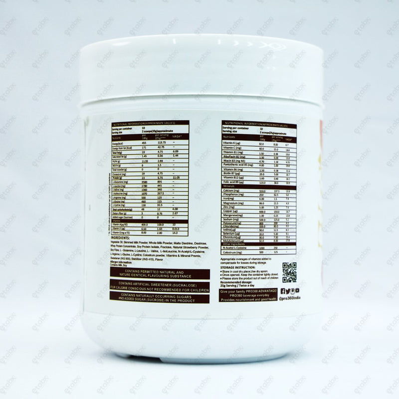 Pro 360 Respiro Strawberry Powder 200gm