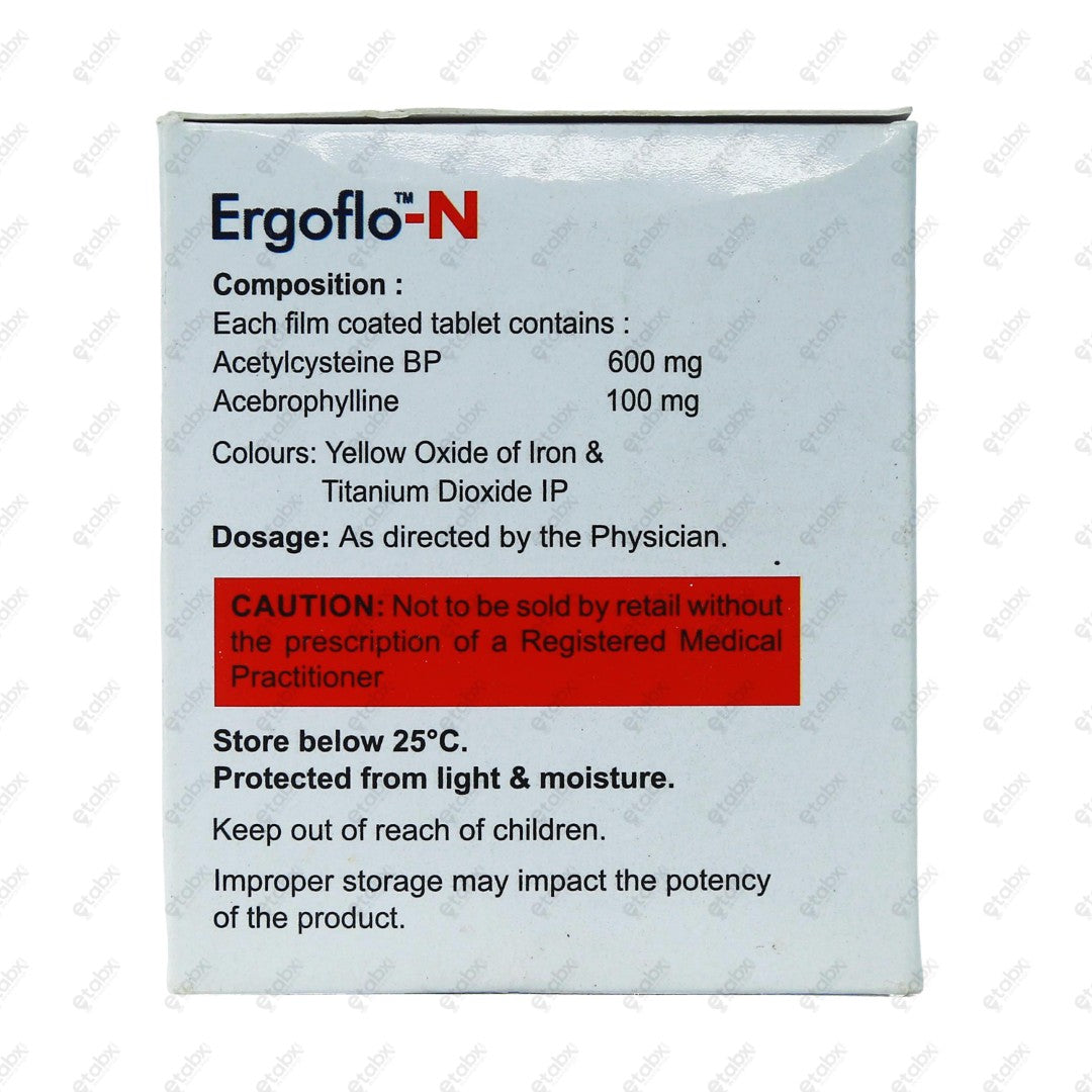Ergoflo N Tablets 10's