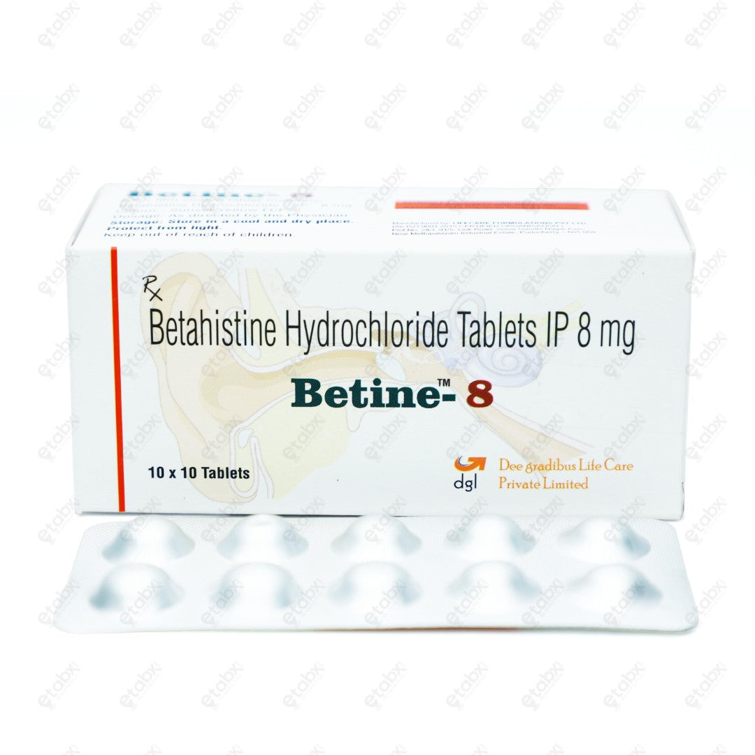 Betine 8mg Tablet 10's