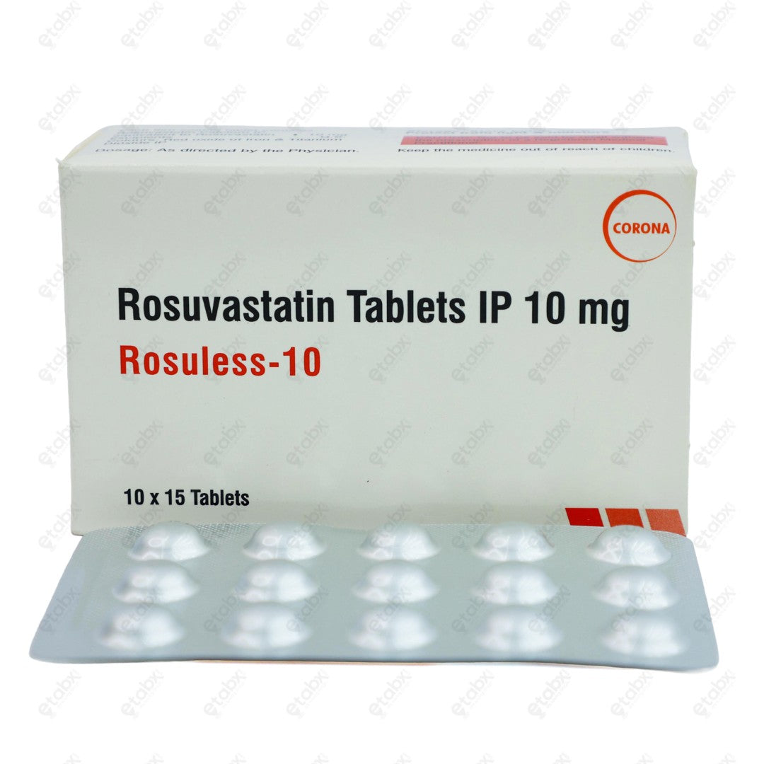 Rosuless 10mg Tablet 15's