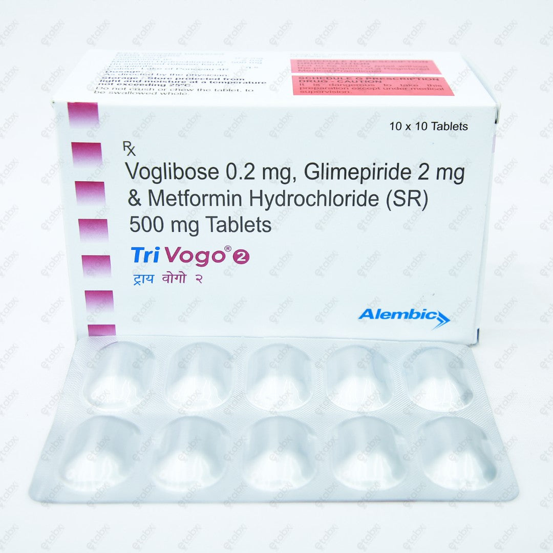 Tri Vogo 2mg Tablet 10's
