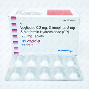 Tri Vogo 2mg Tablet 10's