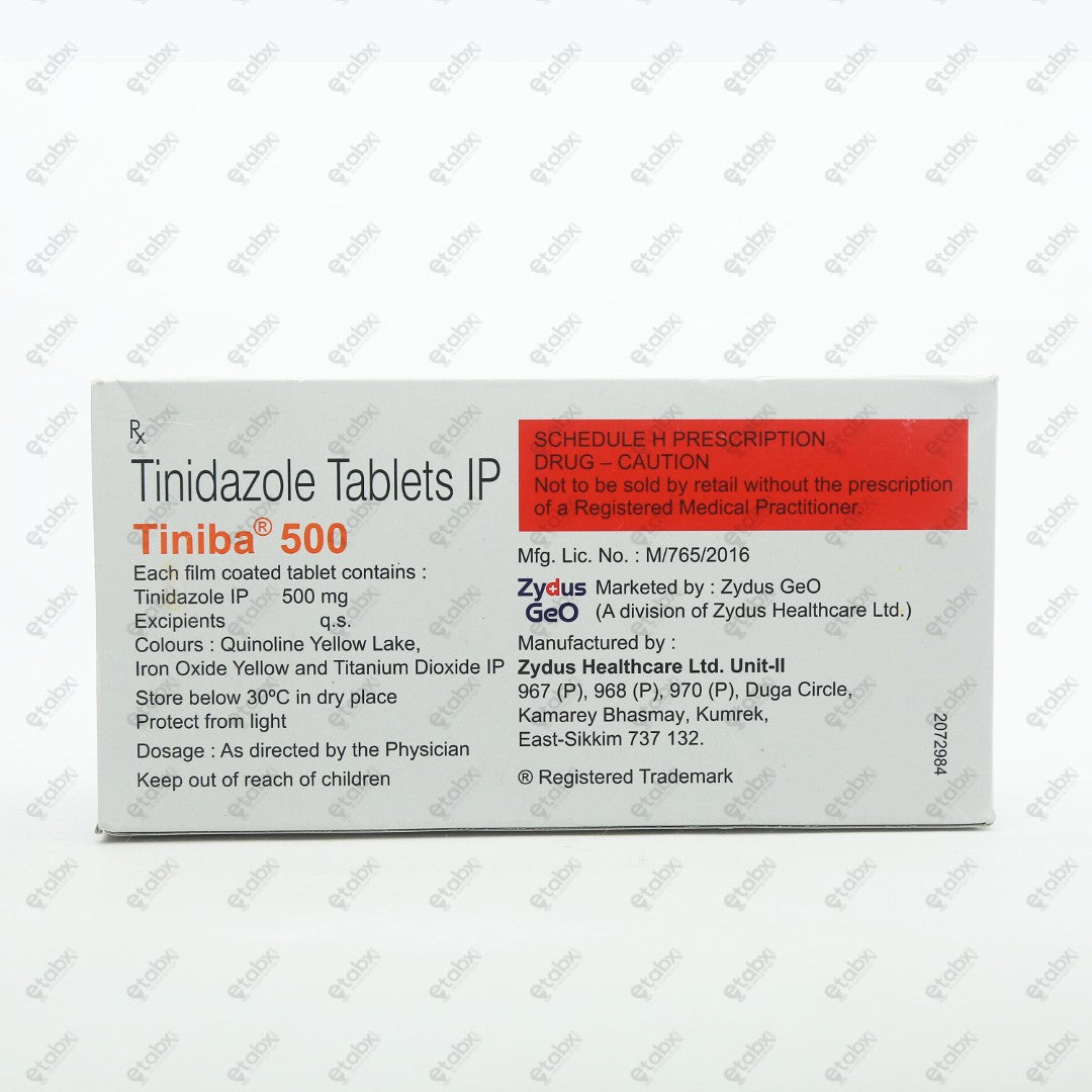 Tiniba 500mg Tablet 10's