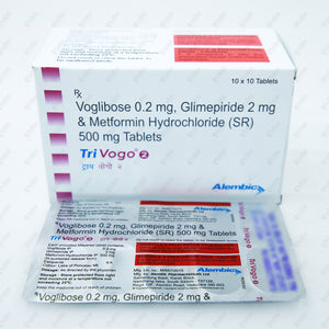 Tri Vogo 2mg Tablet 10's