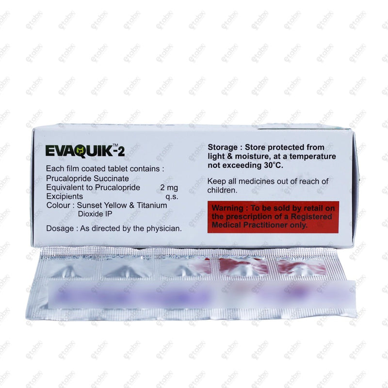 Evaquik 2 Tablet 10's