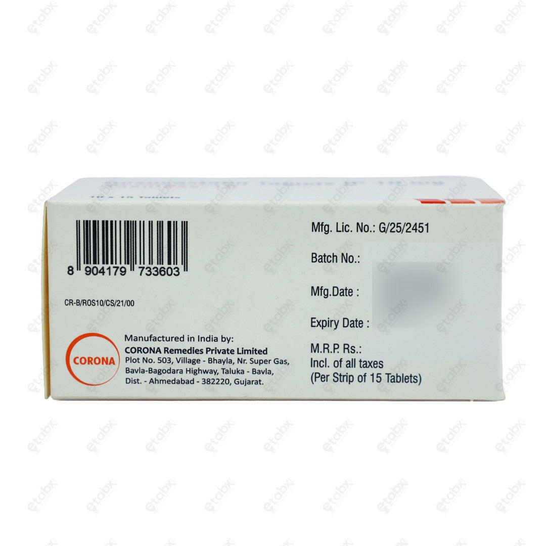 Rosuless 10mg Tablet 15's