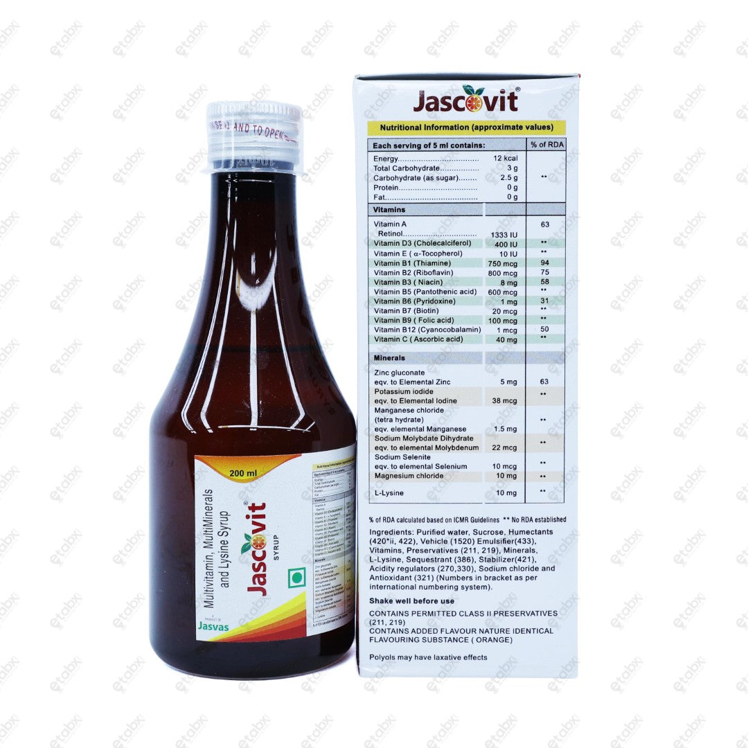 Jascovit Syrup 200ml