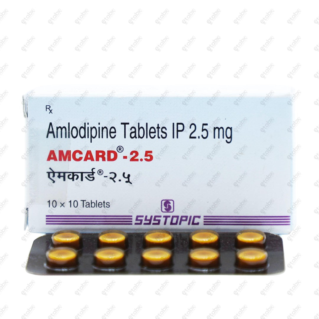AMCARD 2.5 Tablet 10's