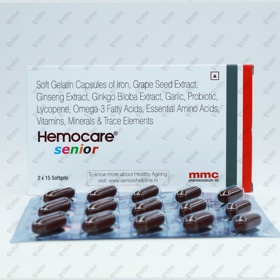 Hemocare Senior Capsule 15's