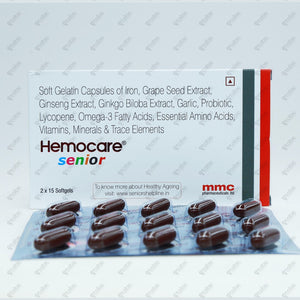 Hemocare Senior Capsule 15's