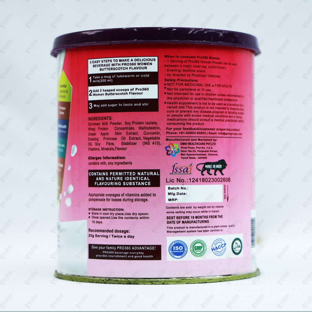 Pro360 Women's Butterscotch 250gm