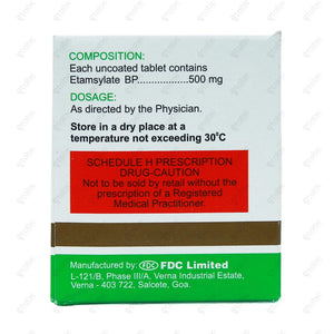 ETHASYL 500mg Ethanolic Acid Tablets (10's)