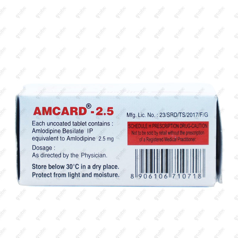 AMCARD 2.5 Tablet 10's