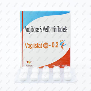 VOGLISTAT M 0.2 Tablet 10's