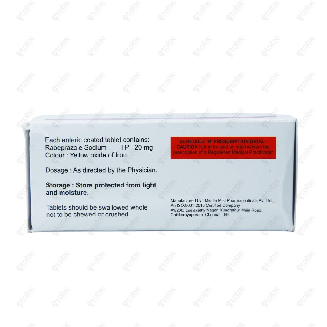 Razehil 20mg Tablet 10's