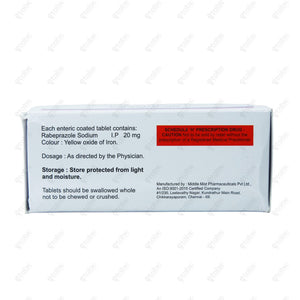 Razehil 20mg Tablet 10's