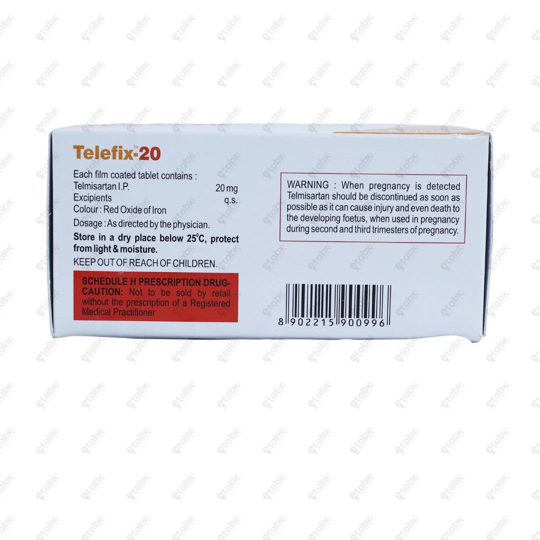 Telefix 20mg Tablet 15's