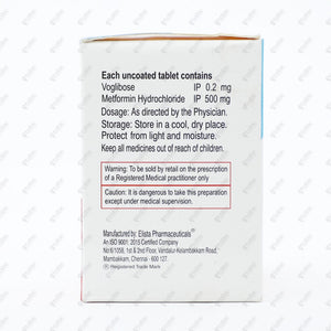 VOGLISTAT M 0.2 Tablet 10's