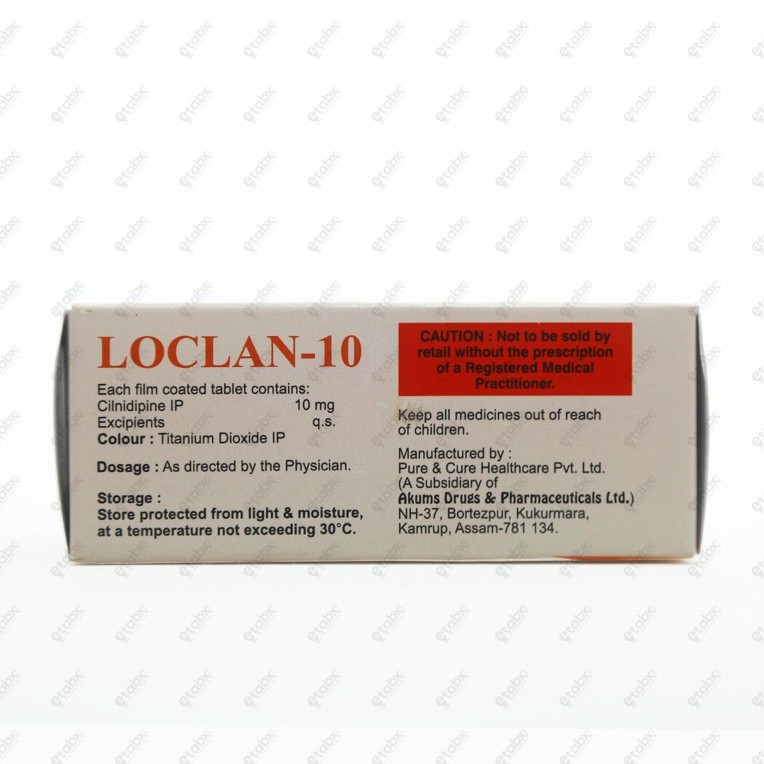 LOCLAN 10mg Tablet 10's