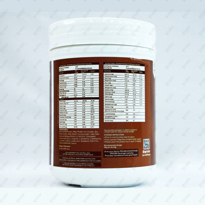 Pro360 Slim Choco-Vanilla 500gm India