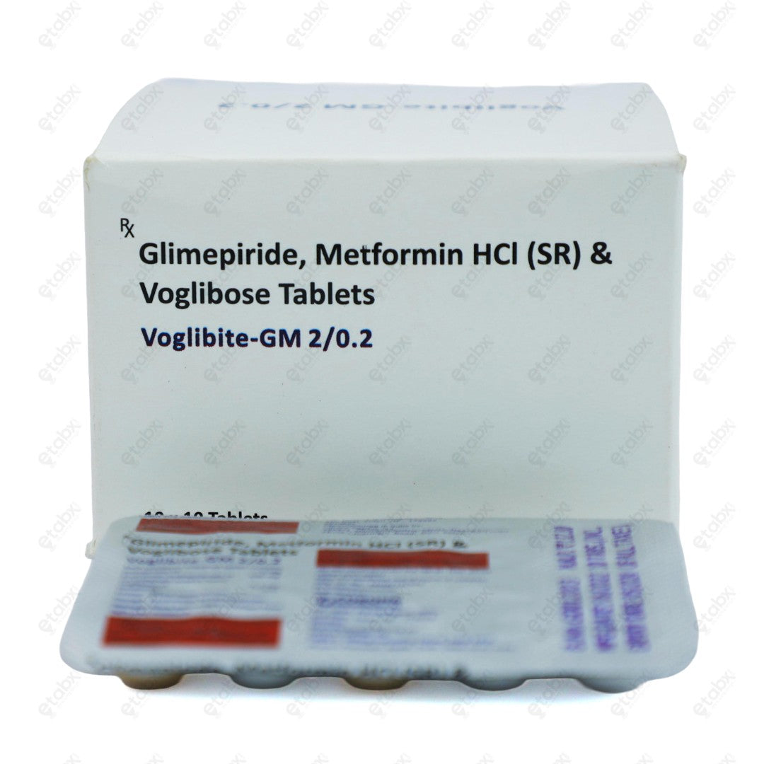 VOGLIBITE GM 2/0.2mg Tablet 10
