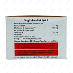 VOGLIBITE GM 2/0.2mg Tablet 10