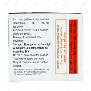 ITZO 100MG Caps 4'S