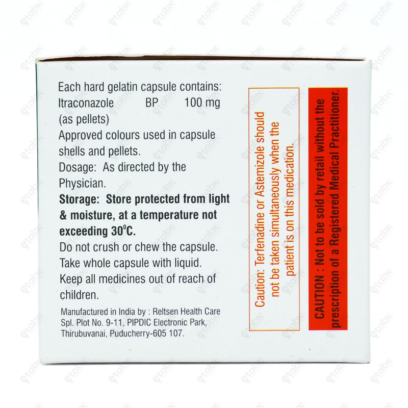 ITZO 100MG Caps 4'S