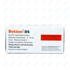 Betine 24mg Tablet 10's