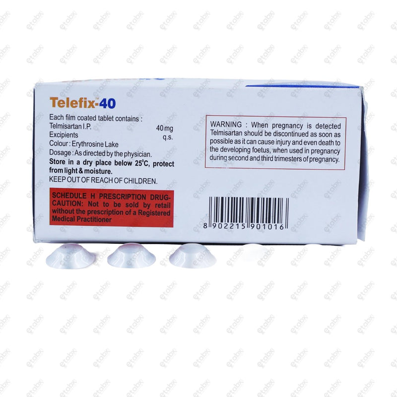 TELEFIX 40mg Tablets 15's