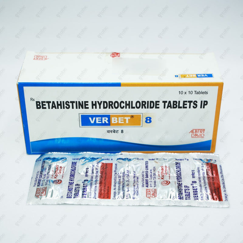 VERBET 8mg Tablet