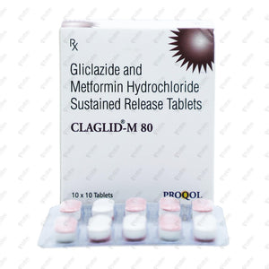 Claglid M 80 Tablet 10's