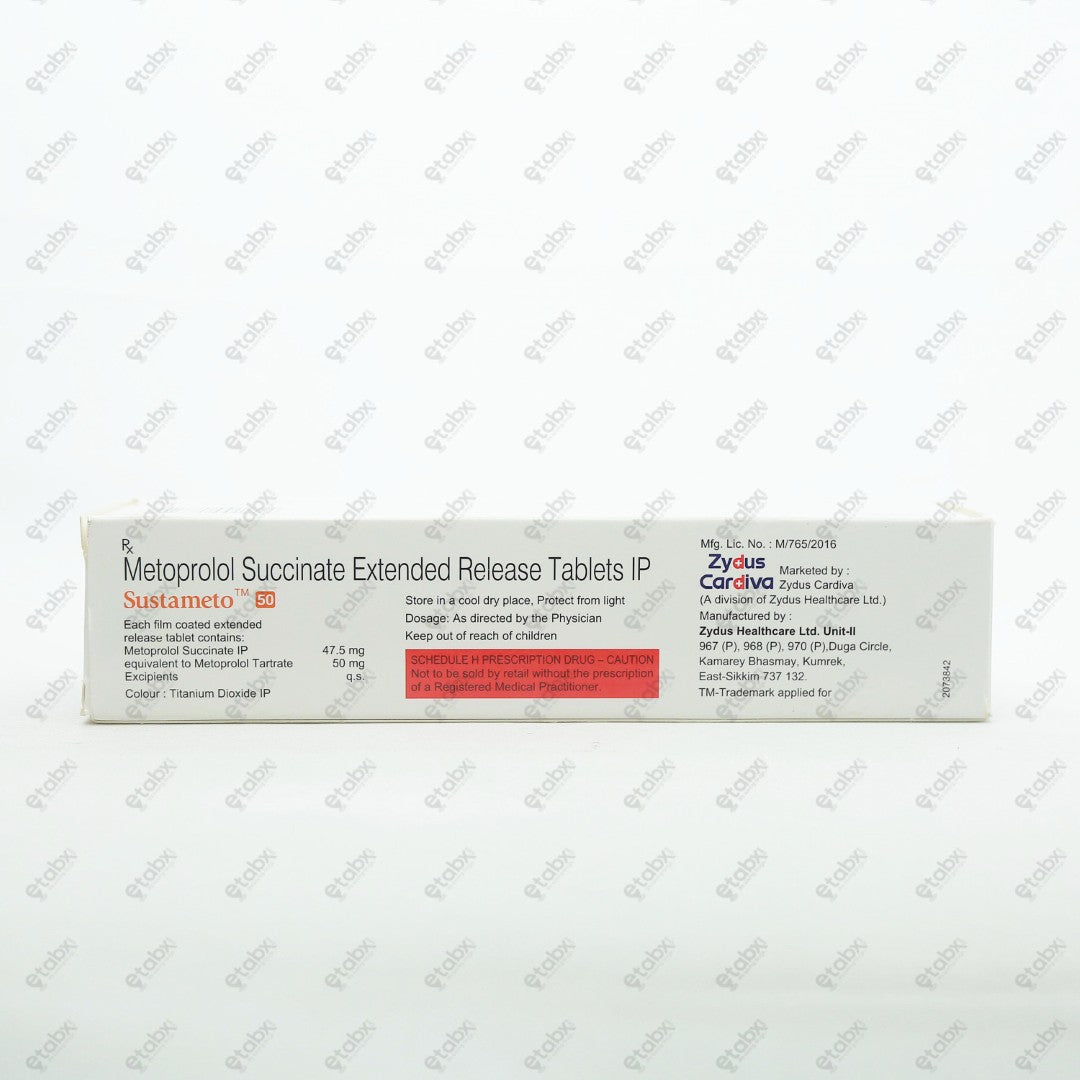 Sustameto 50mg Tablet 10's