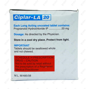 Ciplar LA 20mg Tablets 15's